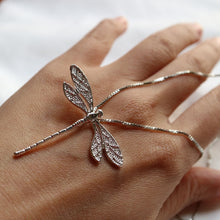Load image into Gallery viewer, Golden or Silver Dragonfly Pendant - Dragonfly Madness
