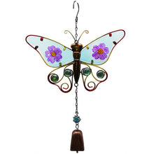 Load image into Gallery viewer, Dragonfly or Butterfly Wind Chime - Dragonfly Madness