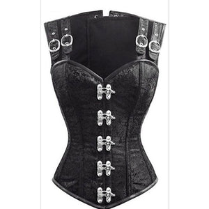 Super Sexy Steampunk Leather Corset - Dragonfly Madness