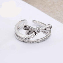 Load image into Gallery viewer, 925 Sterling Silver Dragonfly Ring - Dragonfly Madness