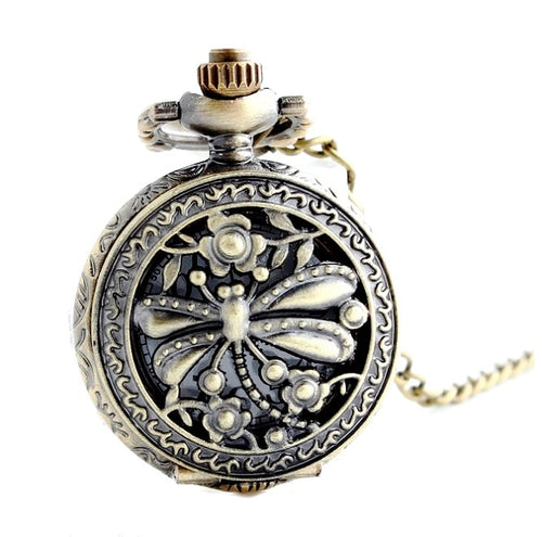 DRAGONFLY POCKET WATCH with chain - Dragonfly Madness