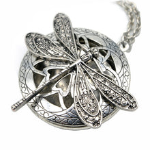 Load image into Gallery viewer, Dragonfly Essential Oil Locket - Dragonfly Madness