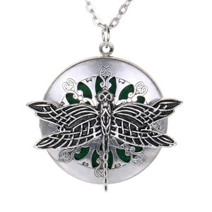 Dragonfly Essential Oil Locket - Dragonfly Madness