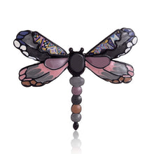 Load image into Gallery viewer, Enamel Dragonfly Brooch - Dragonfly Madness