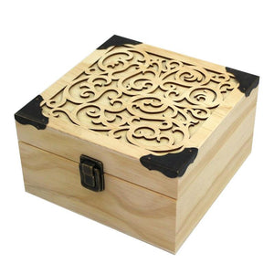 25 Slot Essential Oil Wood Storage Box - Dragonfly Madness
